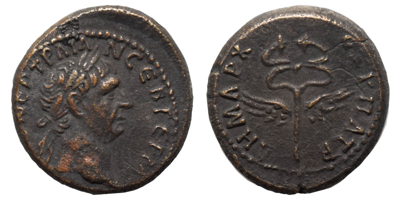 SYRIA, Seleucis and Pieria. Antioch. Trajan, 98-117. Ae (bronze, 3.49 g, 16 mm)....