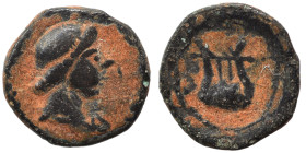SYRIA, Seleucis and Pieria. Antioch. Pseudo-autonomous issue, 2nd century AD (?). Ae (bronze, 0.73 g, 10 mm). Laureate and draped bust of Apollo right...