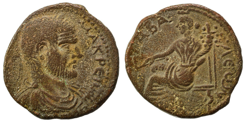 SYRIA. Seleucis and Pieria. Gabala. Macrinus, 217-218. Ae (bronze, 11.49 g, 27 m...