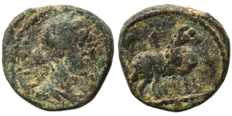 Uncertain. Pseudo-autonomous issue, circa 1st-3rd centuries AD. Ae (bronze, 0.65...