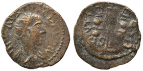 PISIDIA. Antioch. Claudius II Gothicus, 268-270. Ae (bronze, 5.62 g, 24 mm). IMP CAES CLAVDIV Radiate, draped and cuirassed bust of Claudius right. Re...