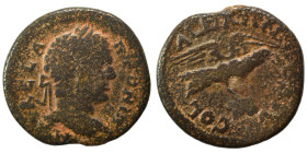 TROAS. Alexandria. Severus Alexander, 222-235. Ae (bronze, 7.31 g, 23 mm). Laureate, draped and cuirassed bust right. Rev. Eagle flying right on head ...