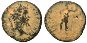Peloponnesos. Unidentified city. Septimius Severus, 193-211. Assarion (bronze, 3.52 g, 21 mm). Fine.
