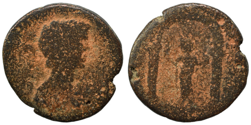 Peloponnesos. Unidentified city. Caracalla, 198-217. Assarion (bronze, 6.10 g, 2...