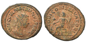 Macrianus, usurper, 260-261. Antoninianus (billon, 3.97 g, 21 mm), Samosata. IMP C FVL MACRIANVS P F AVG Radiate and cuirassed bust right. Rev. IOVI C...