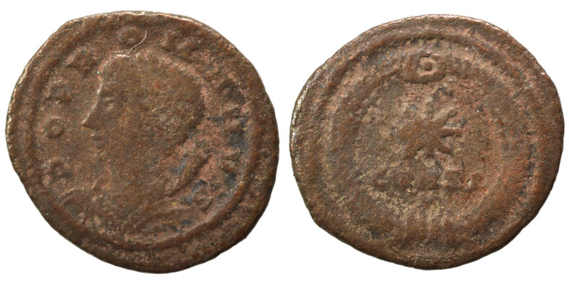 Commemorative Series, 330. Ae (bronze, 0.97 g, 15 mm), Constantinople. POP ROMAN...