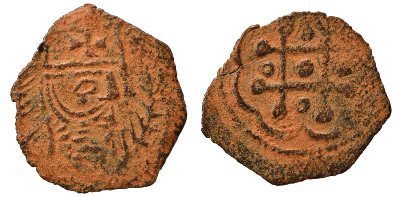 CRUSADERS. Principality of Antioch. Raymond-Roupen, 1216-1219. Ae (bronze, 0.33 ...