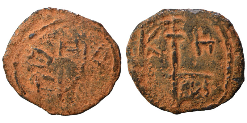 CRUSADERS. Uncertain, circa 11/12th centuries. Follis (bronze, 3.23 g, 22 mm). N...