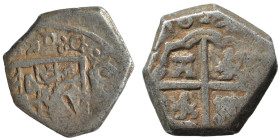 SPAIN, Kingdom. Philip III (?), 1602-1609. 1 Real (silver, 3.38 g, 16 mm). Fine.