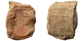 Greek-Roman. Circa 1st-3rd centuries AD. Terracotta token. 3.41 g, 28 mm.