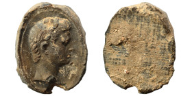 Greek-Roman. Circa 1st-3rd centuries AD. Terracotta token. 3.44 g, 26 mm.