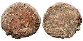 Greek-Roman. Circa 1st-3rd centuries AD. Terracotta token. 2.36 g, 19 mm.