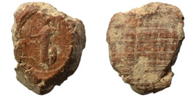Greek-Roman. Circa 1st-3rd centuries AD. Terracotta token. 1.05 g, 15 mm.