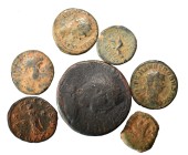 Group lots 7 Ancient coins. F-VF. As seen, no return.