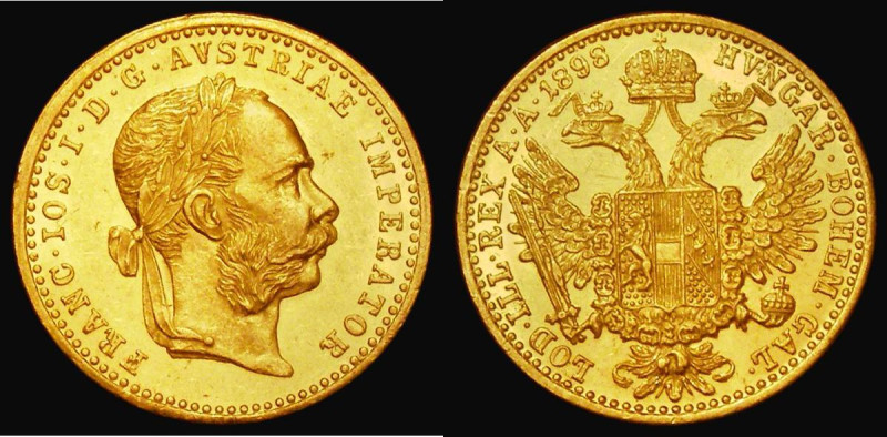 Austria Gold Ducat 1898 KM#2267 Lustrous UNC with some minor contact marks
Esti...