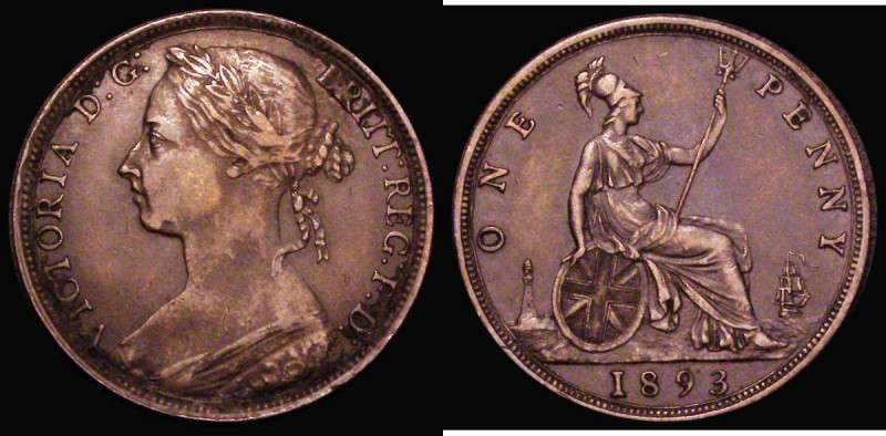 Penny 1893 3 over 2 Gouby BP1893B Good Fine with some dirt in the legends
Estim...