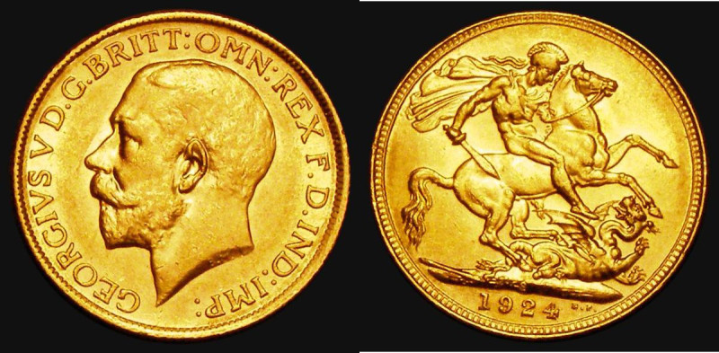 Sovereign 1924S Marsh 284, S.4003 EF one of a string of key dates in the George ...