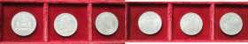 Lotti e Confezioni. Austria. Lotto di 3 pezzi. 2 Scellini 1935, 1936, 1937. Ag. Mediamente BB+. (3623)