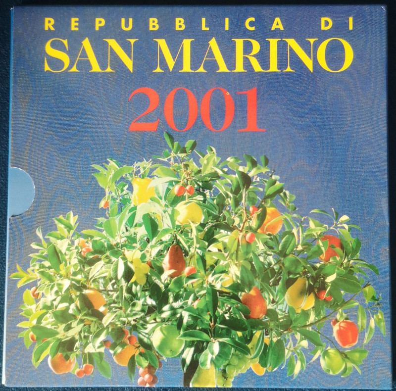 Lotti e Confezioni. San Marino. Serie divisionale annuale 2001. 1700 anni della ...