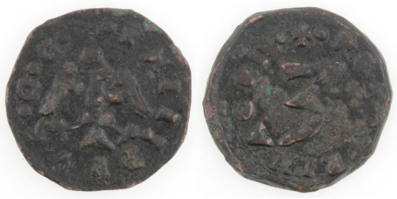 Zecche Italiane. Messina. Filippo II. 1556-1598. 3 Piccioli. Ae. Spahr 124 , MIR...
