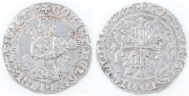 Zecche Italiane. Napoli. Roberto d'Angiò. 1309-1343. Gigliato. AG. MIR 28. Peso gr. 3.97. Diametro mm. 28. BB+. (7023)