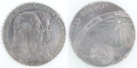 Zecche Italiane. Napoli. Ferdinando IV. 1759-1799. Piastra 1791. Ag. Mag. 256. Peso gr. 27,13. Diametro mm. 40. BB/qSPL. Patina. NC.