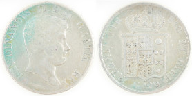Zecche Italiane. Napoli. Ferdinando II. 1830-1859. Piastra 1834. Ag. Mag. 539. Peso gr. 27,45. Diametro mm. 37. MB. (6723)
