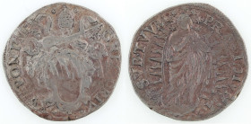 Zecche Italiane. Roma. Gregorio XV. 1621-1623. Testone. Ag. R/ SVB TVVM PRAESID RO MA La beata Vergine in ellisse di raggi. Munt. 14. Mir 1622/2. Peso...