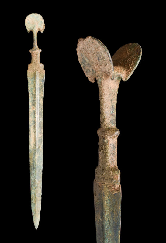 ANCIENT BRONZE SWORD

 Western Asiatic/Aegan, ca. 1200-700 BC
 Fashioned from...