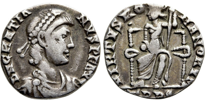 GRATIAN AR. SILIQUA

 Ca. AD 367-383
 Gratian Ar. siliqua, Treveri. D N GRATI...