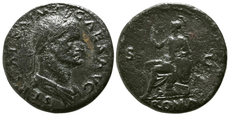 GALBA AE. SESTERTIUS 

 AD 68-69
 Galba Ae. sestertius, Rome. SER GALBA IMP C...