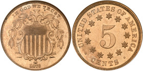 1873 Shield Nickel. NGC PF64