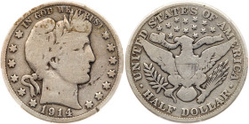 1914 Barber Half Dollar. PCGS G6