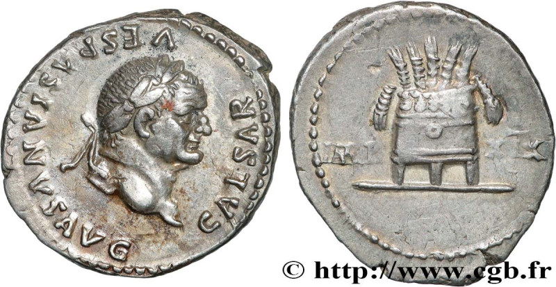 VESPASIAN
Type : Denier 
Date : 78 
Mint name / Town : Rome 
Metal : silver 
Mil...