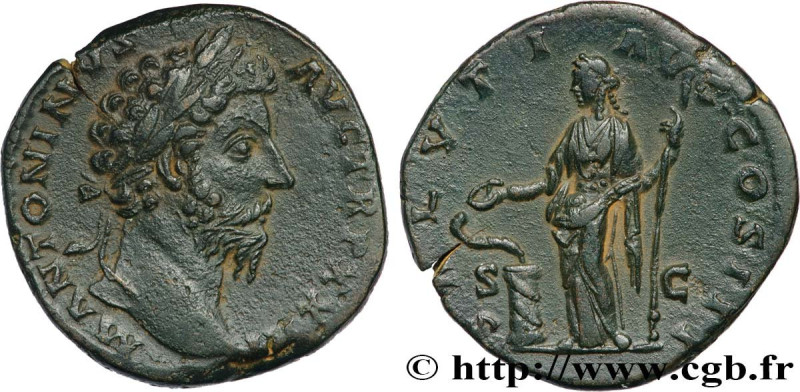 MARCUS AURELIUS
Type : Sesterce 
Date : 03-12 
Date : 169 
Mint name / Town : Ro...