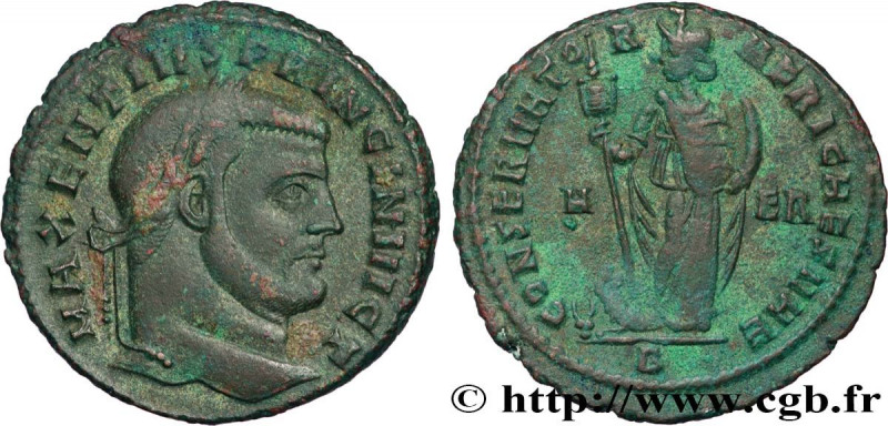 MAXENTIUS
Type : Follis ou nummus 
Date : 306-307 
Mint name / Town : Carthage 
...