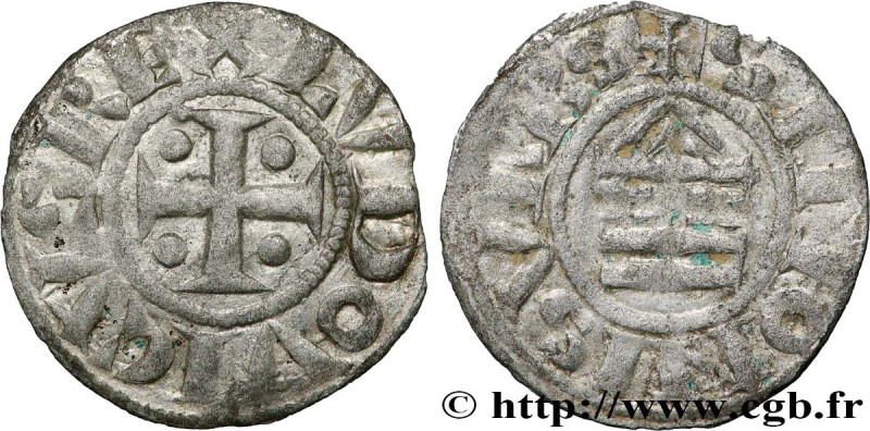 LOUIS VI "THE FAT"
Type : Denier 
Date : n.d. 
Mint name / Town : Sens 
Metal : ...