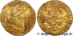 JOHN II "THE GOOD"
Type : Royal d'or 
Date : 15/04/1359 
Date : n.d. 
Metal : gold 
Millesimal fineness : 1000  ‰
Diameter : 27  mm
Orientation dies :...