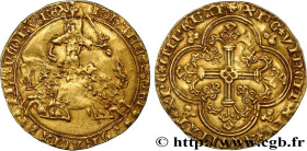 JOHN II "THE GOOD"
Type : Franc à cheval 
Date : 05/12/1360 
Date : n.d. 
Metal : gold 
Millesimal fineness : 1000  ‰
Diameter : 28  mm
Orientation di...