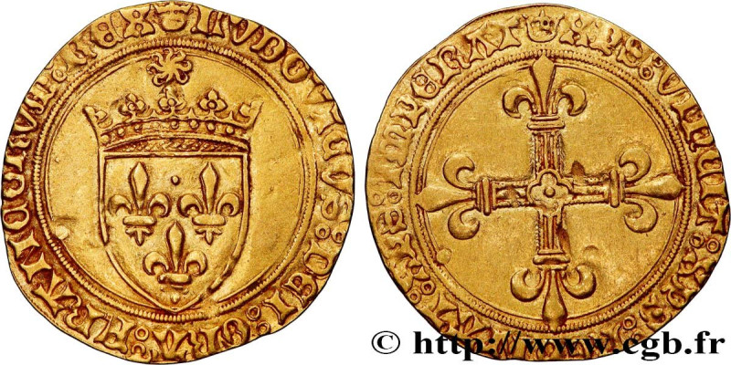 LOUIS XI THE "PRUDENT"
Type : Écu d'or au soleil 
Date : 02/11/1475 
Date : n.d....