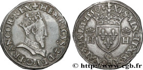 HENRY II
Type : Demi-teston à la tête couronnée 
Date : 1550 
Mint name / Town : Poitiers 
Metal : silver 
Millesimal fineness : 898  ‰
Diameter : 26 ...