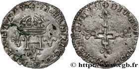 HENRY IV
Type : Double sol parisis 
Date : 1591 
Mint name / Town : Saint-Jean-de-Losne 
Metal : billon 
Diameter : 26,5  mm
Orientation dies : 8  h.
...