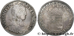 LOUIS XIV "THE SUN KING"
Type : Écu à la mèche longue de Béarn 
Date : 1660 
Mint name / Town : Morlaàs 
Metal : silver 
Millesimal fineness : 917  ‰
...