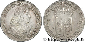 LOUIS XIV "THE SUN KING"
Type : Écu dit "à la cravate" 
Date : 1680 
Mint name / Town : Pau 
Metal : silver 
Millesimal fineness : 917  ‰
Diameter : 3...