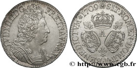 LOUIS XIV "THE SUN KING"
Type : Écu aux trois couronnes 
Date : 1709 
Mint name / Town : Paris 
Quantity minted : 7854965 
Metal : silver 
Millesimal ...