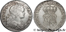 LOUIS XV THE BELOVED
Type : Écu de Navarre 
Date : 1718 
Mint name / Town : Besançon 
Quantity minted : 79200 
Metal : silver 
Millesimal fineness : 9...