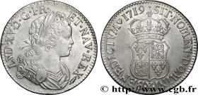 LOUIS XV THE BELOVED
Type : Écu dit "de France-Navarre" 
Date : 1719 
Mint name / Town : Amiens 
Quantity minted : 335520 
Metal : silver 
Millesimal ...