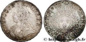 LOUIS XV THE BELOVED
Type : Écu dit "aux branches d'olivier" 
Date : 1727 
Mint name / Town : Montpellier 
Quantity minted : 301350 
Metal : silver 
M...