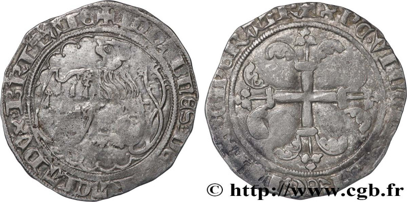 BRITTANY - DUCHY OF BRITTANY - JOHN IV OF MONTFORT
Type : Gros 
Date : c. 1390-1...