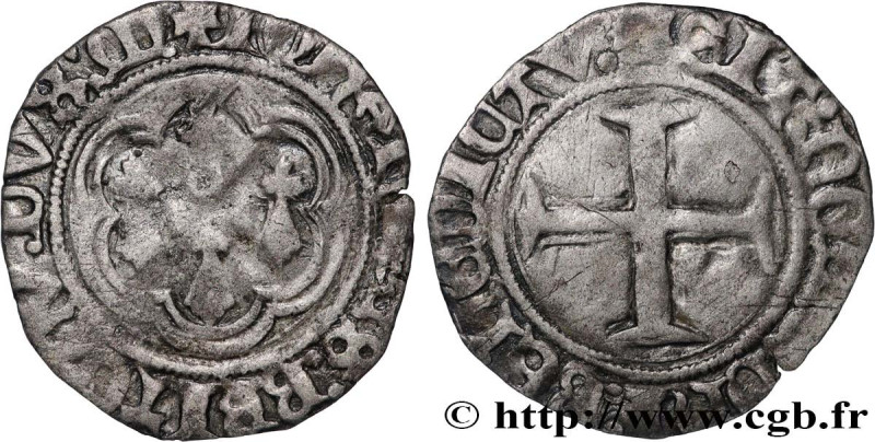 BRITTANY - DUCHY OF BRITTANY - JOHN V 
Type : Blanc dit “à l’hexalobe” 
Date : n...